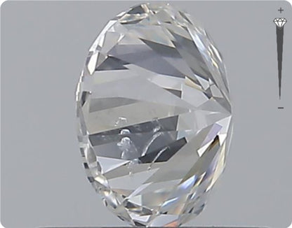 Natürlicher 0.70ct GIA Diamant | Farbe E | Reinheit SI2 | Rundschliff | EX EX EX #D10525