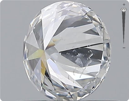 Natürlicher 0.70ct GIA Diamant | Farbe E | Reinheit SI2 | Rundschliff | EX EX EX #D10525