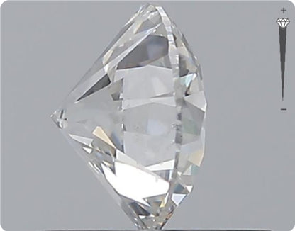Natürlicher 0.70ct GIA Diamant | Farbe E | Reinheit SI2 | Rundschliff | EX EX EX #D10525