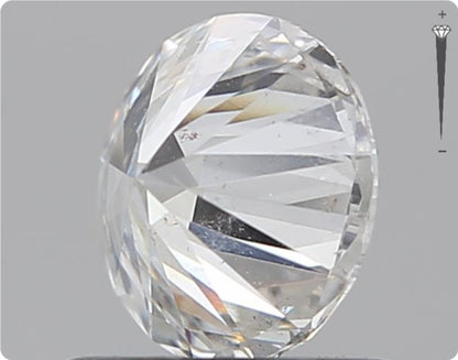Natürlicher 0.76ct GIA Diamant | Farbe F | Reinheit SI2 | Rundschliff | EX VG VG #D10526