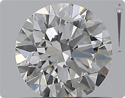 Natürlicher 0.50ct GIA Diamant | Farbe E | Reinheit VS1 | Rundschliff | EX EX EX #D10528