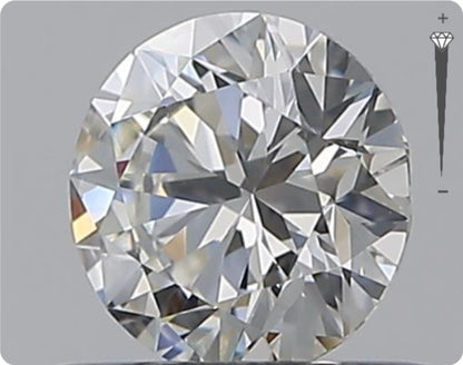 Natürlicher 0.50ct GIA Diamant | Farbe E | Reinheit VS1 | Rundschliff | EX EX EX #D10528