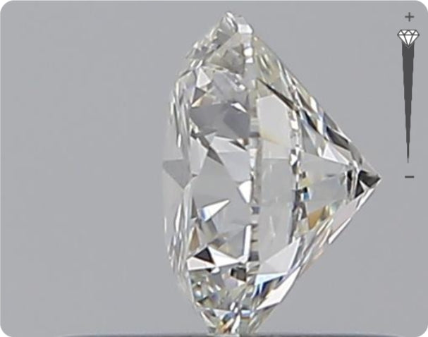 Natürlicher 0.50ct GIA Diamant | Farbe E | Reinheit VS1 | Rundschliff | EX EX EX #D10528