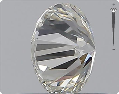 Natürlicher 0.50ct GIA Diamant | Farbe E | Reinheit VS1 | Rundschliff | EX EX EX #D10528