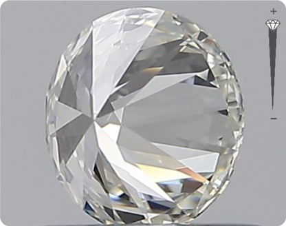 Natürlicher 0.50ct GIA Diamant | Farbe E | Reinheit VS1 | Rundschliff | EX EX EX #D10528