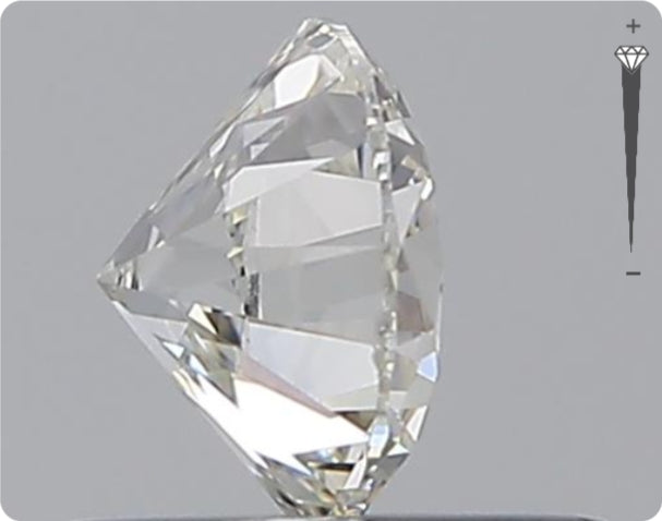 Natürlicher 0.50ct GIA Diamant | Farbe E | Reinheit VS1 | Rundschliff | EX EX EX #D10528