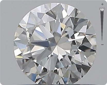 Natürlicher 0.50ct GIA Diamant | Farbe E | Reinheit VS1 | Rundschliff | EX EX EX #D10528