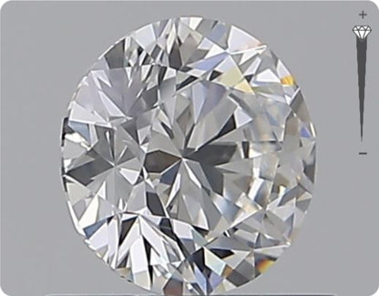 Natural 0.70ct GIA Diamond | Color D | Clarity VVS2 | Round Brilliant Cut | EX EX EX #D10529