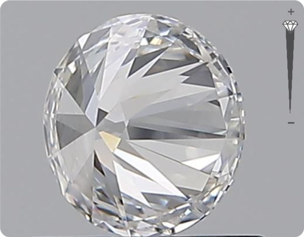 Natural 0.70ct GIA Diamond | Color D | Clarity VVS2 | Round Brilliant Cut | EX EX EX #D10529