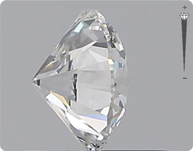 Natural 0.70ct GIA Diamond | Color D | Clarity VVS2 | Round Brilliant Cut | EX EX EX #D10529