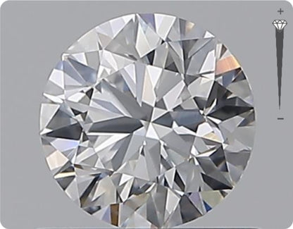 Natural 0.70ct GIA Diamond | Color D | Clarity VVS2 | Round Brilliant Cut | EX EX EX #D10529