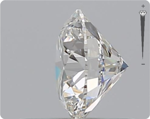 Natürlicher 0.50ct GIA Diamant | Farbe F | Reinheit VVS1 | Rundschliff | EX EX EX #D10530