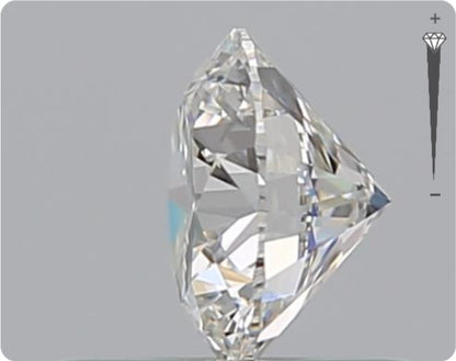 Natürlicher 0.50ct GIA Diamant | Farbe F | Reinheit VVS1 | Rundschliff | EX EX EX #D10530