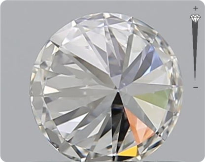 Natürlicher 0.50ct GIA Diamant | Farbe F | Reinheit VVS1 | Rundschliff | EX EX EX #D10530