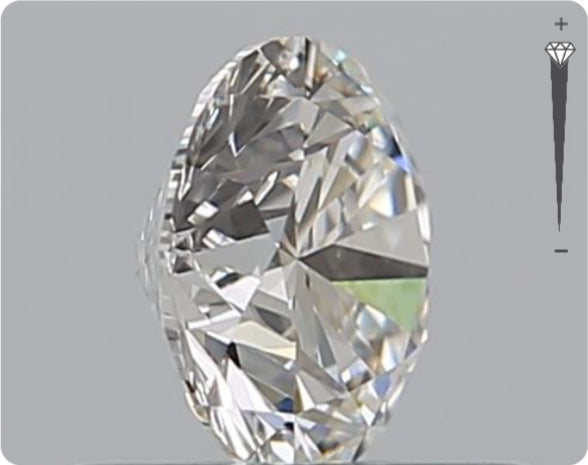 Natürlicher 0.50ct GIA Diamant | Farbe F | Reinheit VVS1 | Rundschliff | EX EX EX #D10530