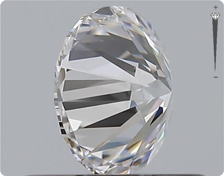 Natural 0.52ct GIA Diamond | Color D | Clarity IF | Round Brilliant Cut | EX EX EX #D10531