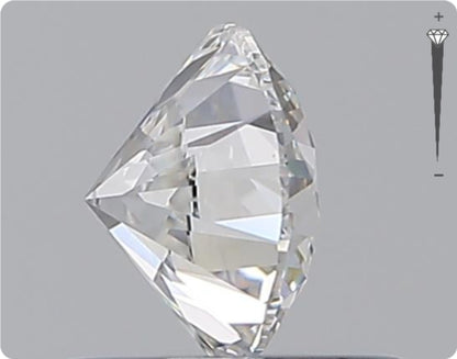 Natural 0.59ct GIA Diamond | Color D | Clarity VVS1 | Round Brilliant Cut | EX EX EX #D10533