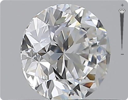 Natürlicher 0.50ct GIA Diamant | Farbe D | Reinheit VS1 | Rundschliff | VG EX VG #D10534