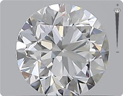 Natürlicher 0.50ct GIA Diamant | Farbe D | Reinheit VS1 | Rundschliff | VG EX VG #D10534