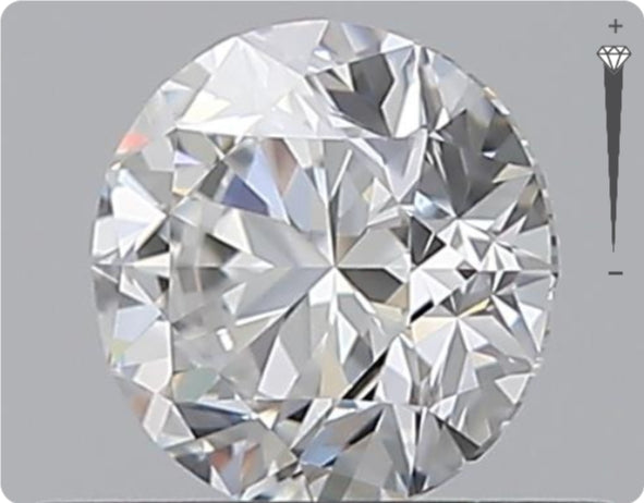 Natürlicher 0.50ct GIA Diamant | Farbe D | Reinheit VS1 | Rundschliff | VG EX VG #D10534