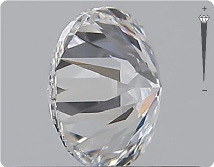 Natürlicher 0.50ct GIA Diamant | Farbe D | Reinheit VS1 | Rundschliff | VG EX VG #D10534