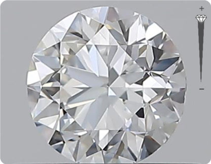 Natürlicher 0.50ct GIA Diamant | Farbe D | Reinheit VS1 | Rundschliff | VG EX VG #D10534