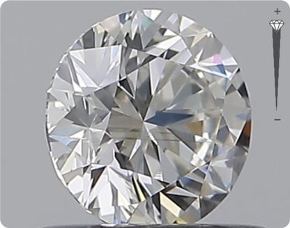Natural 0.50ct GIA Diamond | Color D | Clarity VS1 | Round Cut | EX EX EX #D10535