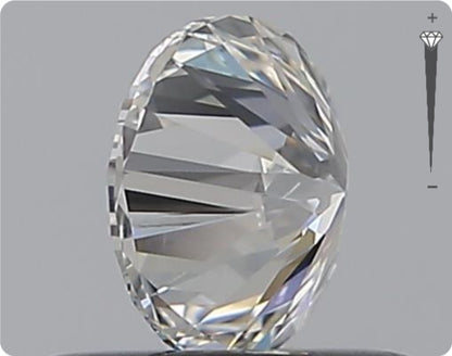 Natural 0.50ct GIA Diamond | Color D | Clarity VS1 | Round Cut | EX EX EX #D10535