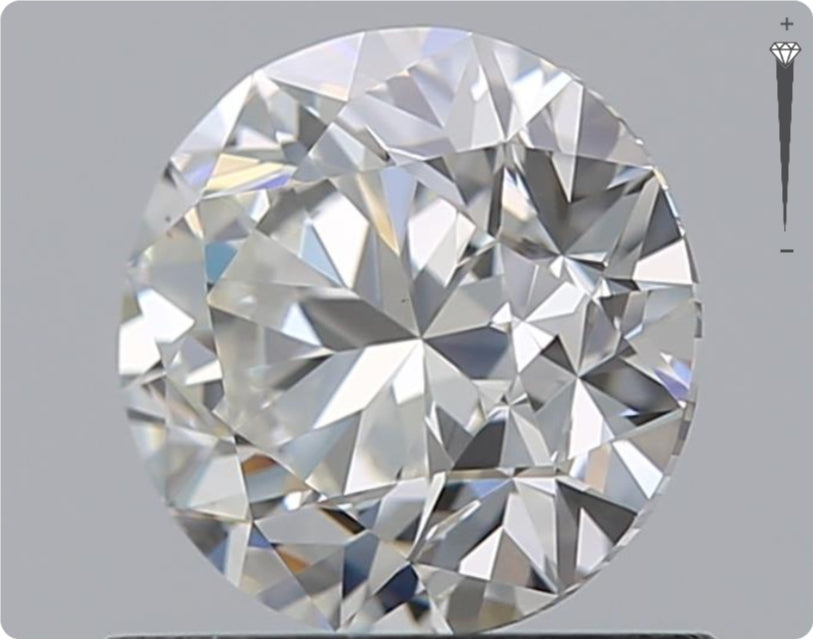 Natürlicher 0.90ct GIA Diamant | Farbe G | Reinheit VS1 | Rundschliff | VG VG VG #D10536