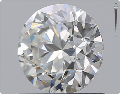 Natürlicher 0.90ct GIA Diamant | Farbe G | Reinheit VS1 | Rundschliff | VG VG VG #D10536