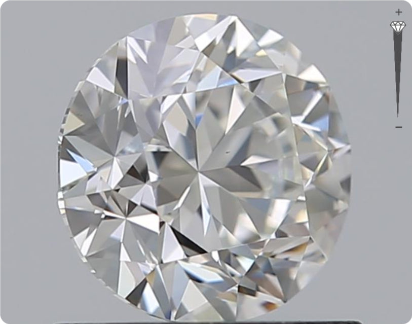 Natürlicher 0.90ct GIA Diamant | Farbe G | Reinheit VS1 | Rundschliff | VG VG VG #D10536