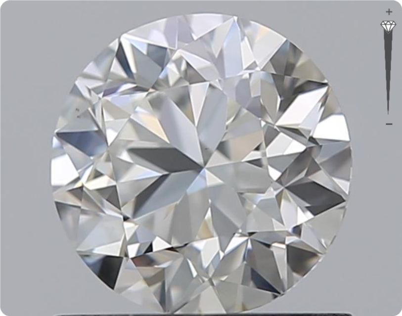 Natürlicher 0.90ct GIA Diamant | Farbe G | Reinheit VS1 | Rundschliff | VG VG VG #D10536