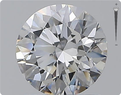 Natural 1.02ct GIA Diamond | Color E | Clarity VVS1 | Round Brilliant Cut | EX EX EX #D10537