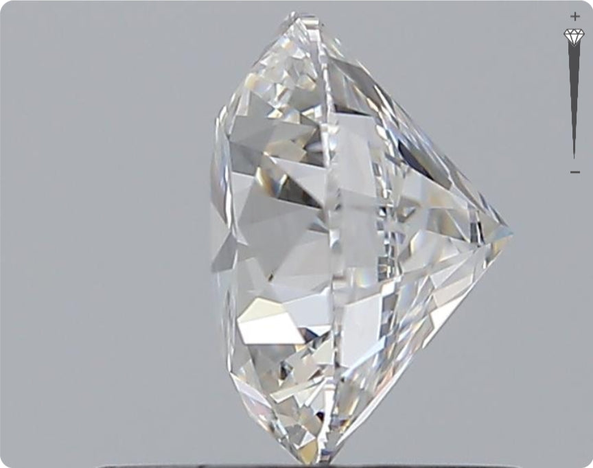 Natürlicher 1.00ct GIA Diamant | Farbe F | Reinheit IF | Rundschliff | EX EX EX #D10538
