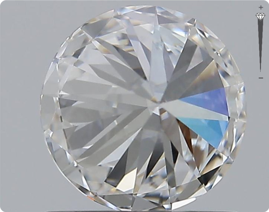 Natürlicher 1.00ct GIA Diamant | Farbe F | Reinheit IF | Rundschliff | EX EX EX #D10538