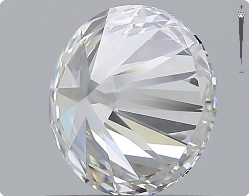 Natürlicher 1.00ct GIA Diamant | Farbe F | Reinheit IF | Rundschliff | EX EX EX #D10538