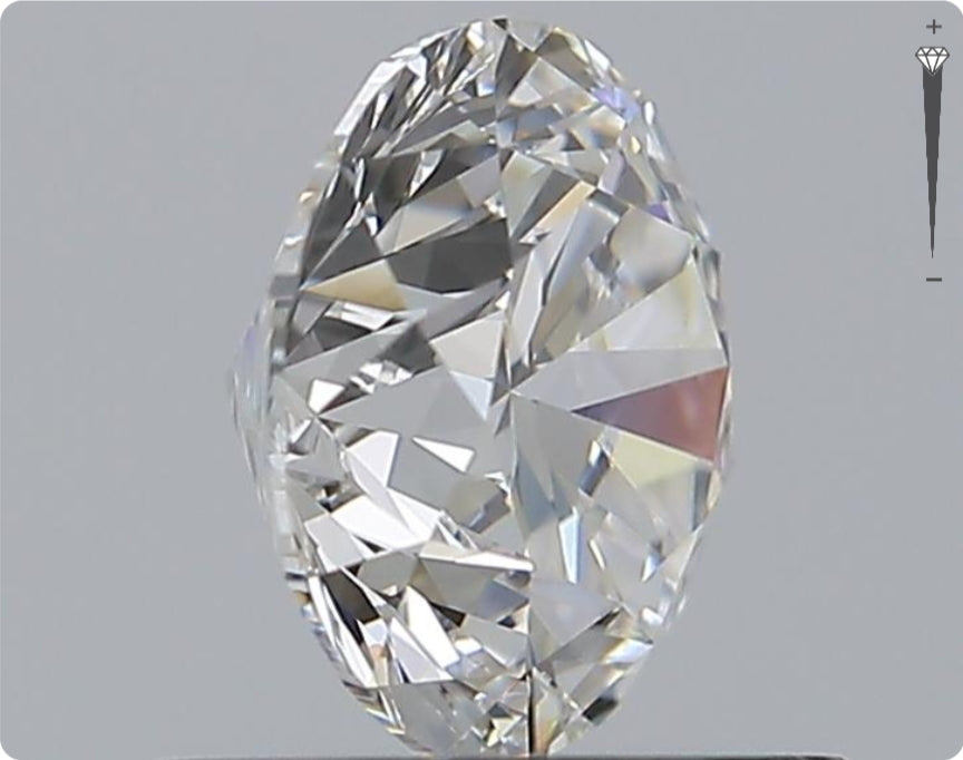 Natürlicher 1.00ct GIA Diamant | Farbe F | Reinheit IF | Rundschliff | EX EX EX #D10538