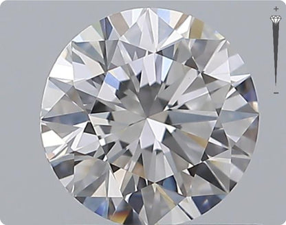 Natural 0.72ct GIA Diamond | Color E | Clarity VVS2 | Round Brilliant | EX EX EX #D10539
