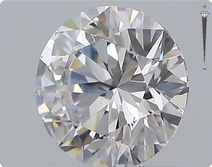 Natural 0.72ct GIA Diamond | Color E | Clarity VVS2 | Round Brilliant | EX EX EX #D10539