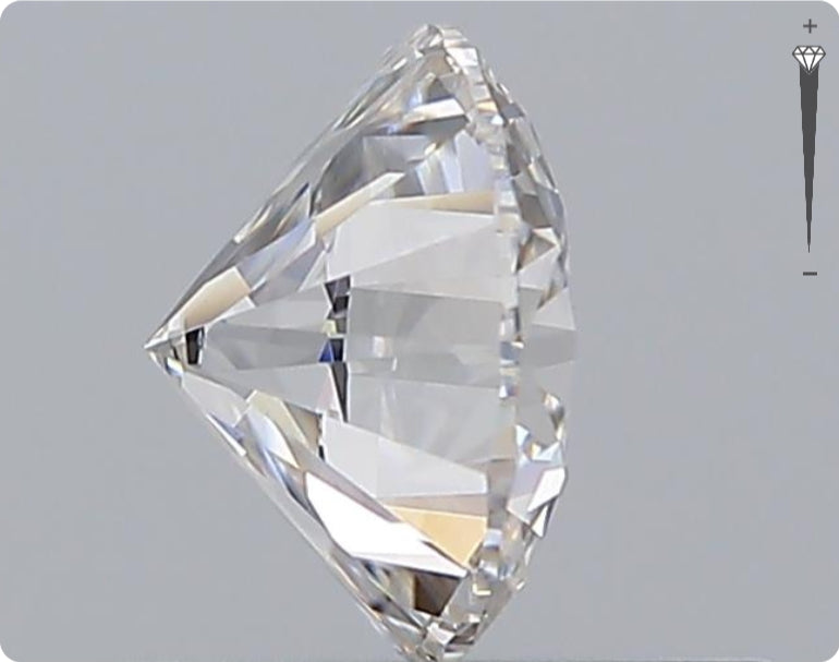 Natural 0.72ct GIA Diamond | Color E | Clarity VVS2 | Round Brilliant | EX EX EX #D10539