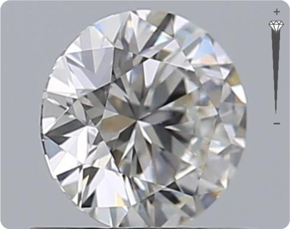 Natürlicher 0.55ct GIA Diamant | Farbe E | Reinheit VS1 | Rundschliff | EX EX EX #D10540