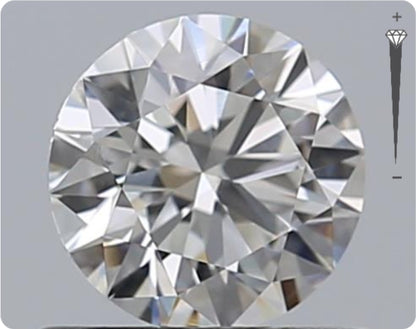 Natürlicher 0.55ct GIA Diamant | Farbe E | Reinheit VS1 | Rundschliff | EX EX EX #D10540