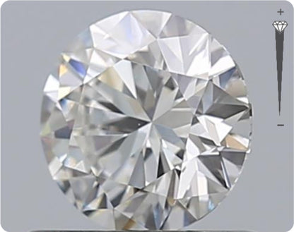 Natürlicher 0.55ct GIA Diamant | Farbe E | Reinheit VS1 | Rundschliff | EX EX EX #D10540