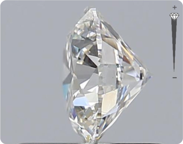 Natürlicher 0.55ct GIA Diamant | Farbe E | Reinheit VS1 | Rundschliff | EX EX EX #D10540