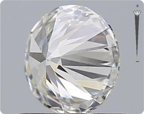 Natürlicher 0.55ct GIA Diamant | Farbe E | Reinheit VS1 | Rundschliff | EX EX EX #D10540