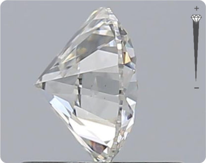Natürlicher 0.55ct GIA Diamant | Farbe E | Reinheit VS1 | Rundschliff | EX EX EX #D10540