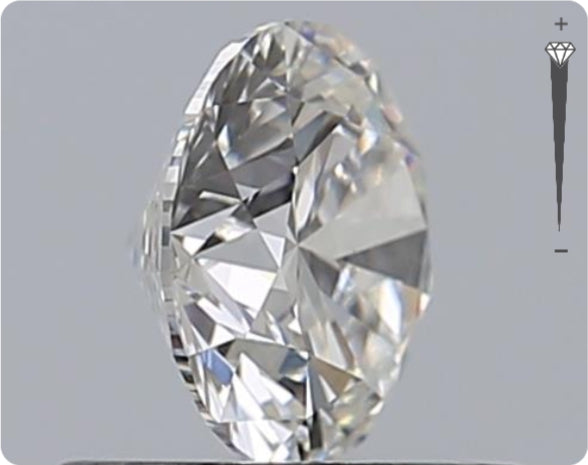 Natürlicher 0.55ct GIA Diamant | Farbe E | Reinheit VS1 | Rundschliff | EX EX EX #D10540
