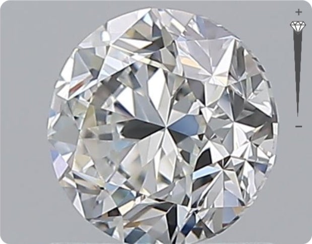 Natural 1.00ct GIA Diamond | Color G | Clarity VVS2 | Round Cut | GD EX EX #D10541