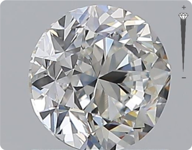 Natural 1.00ct GIA Diamond | Color G | Clarity VVS2 | Round Cut | GD EX EX #D10541