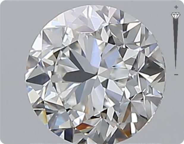 Natural 1.00ct GIA Diamond | Color G | Clarity VVS2 | Round Cut | GD EX EX #D10541